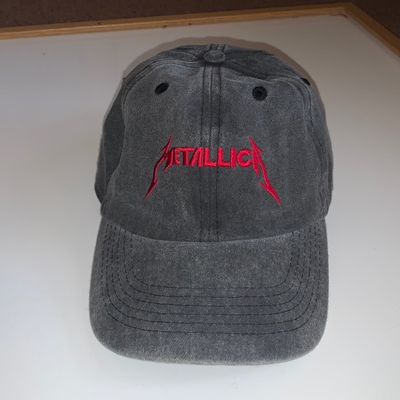 H&M Other - Distressed Metallica Adjustable SnapBack Hat